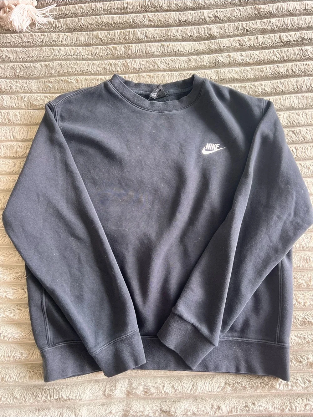 Nike Unisex Crewneck Sweatshirt Black Size Medium